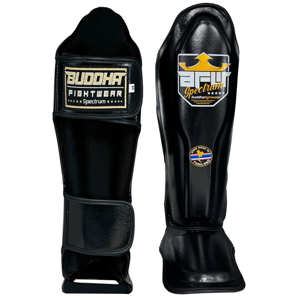Caneleiras para Kickboxing e Muay Thai fabricadas em microfibra de ultima geração. Perfeitas para os treinos mais duros e intensos.