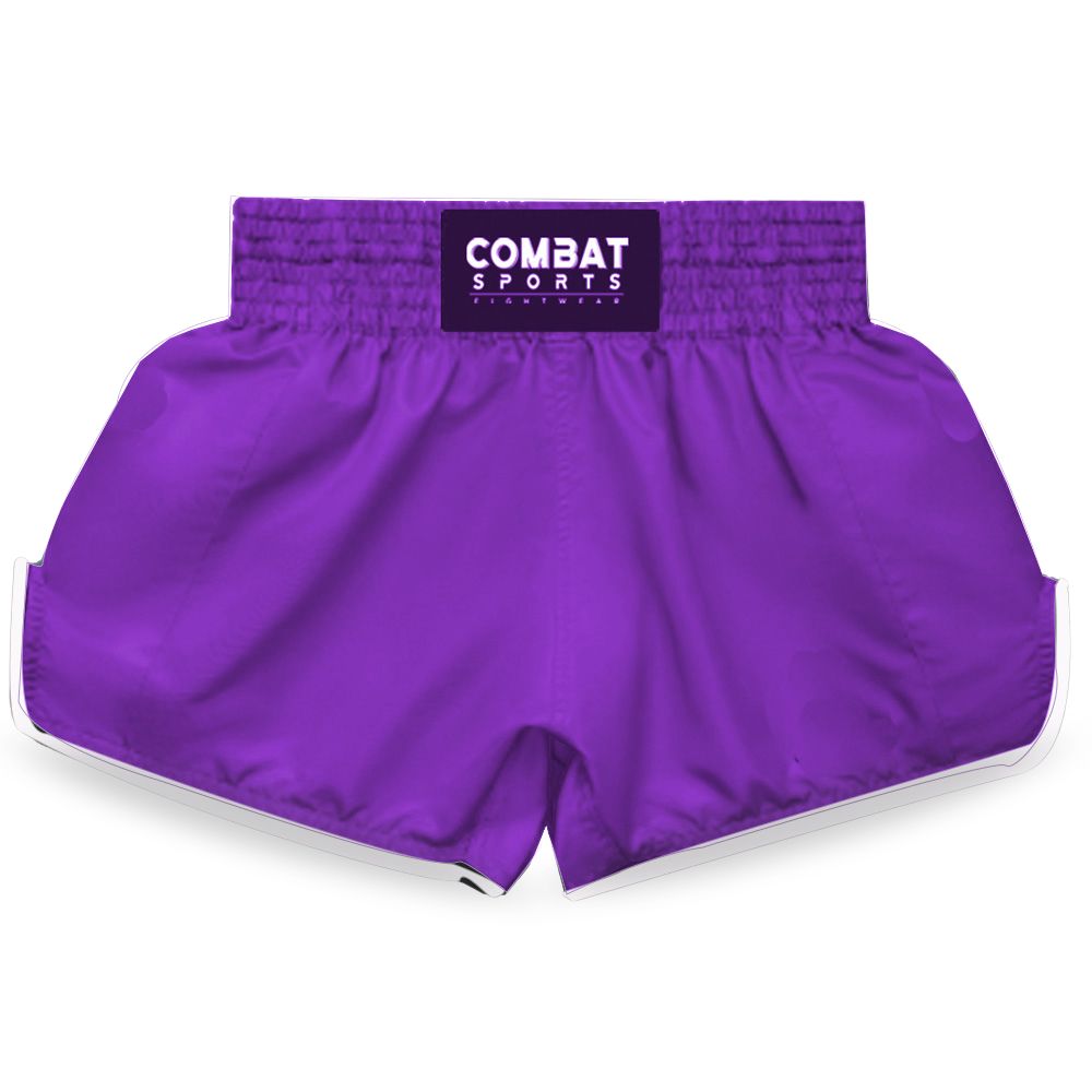 Calções COLORBLAST da Combatsports para kickboxing e muay thai roxos.