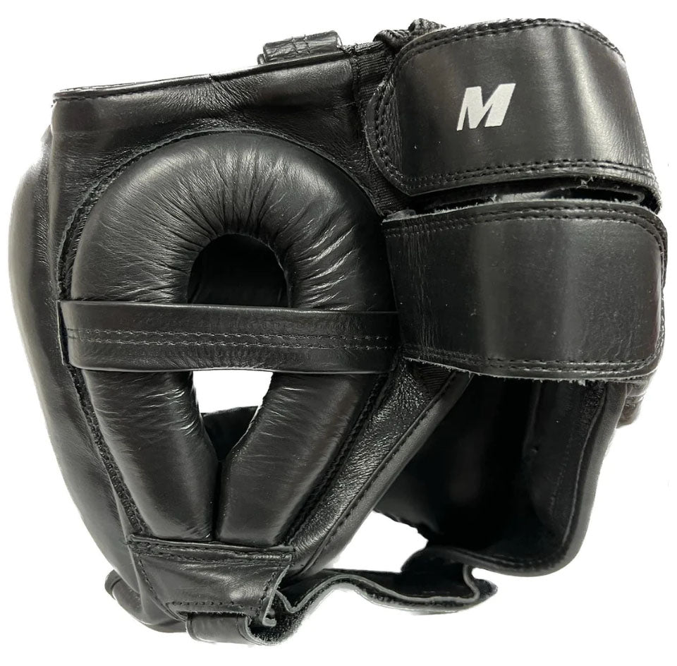 DERANGED training helmet, leather