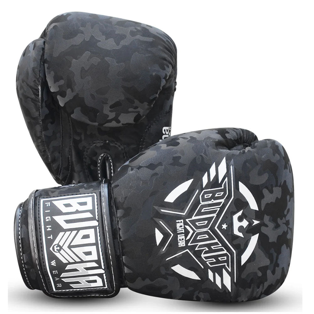 Luvas de Boxe, Kickboxing e Muay Thai  BUDDHA ARMY, de alto desempenho e performance. Para iniciantes.