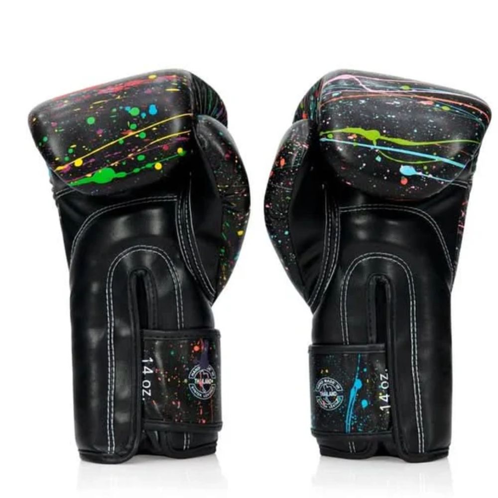 Par de luvas Fairtex Painter  vista da palma da mão. Vegan.