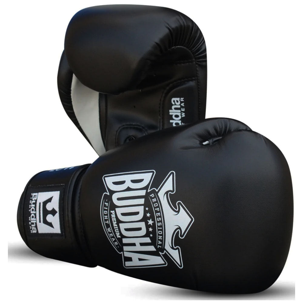 Luvas de Boxe, Kickboxing e Muay Thai, marca Buddha. De pele sintética.