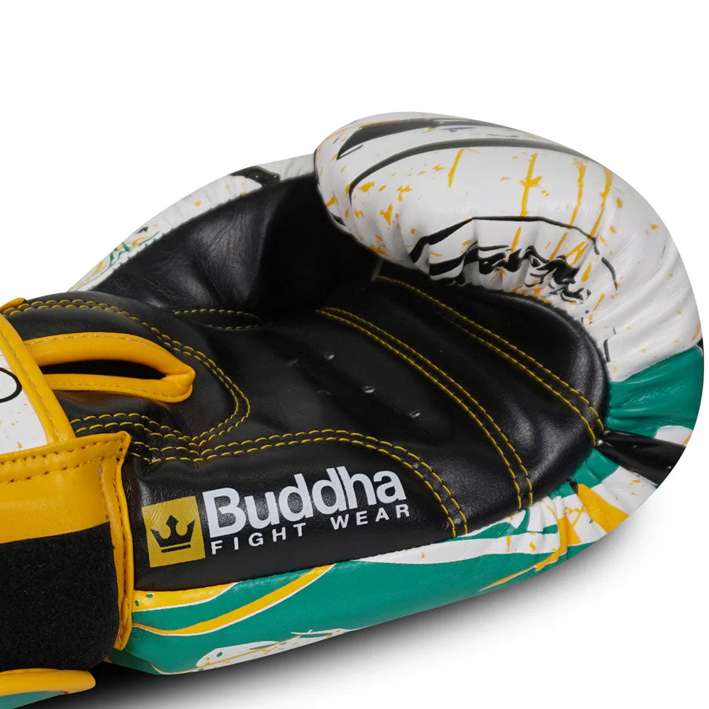 Luvas de Boxe, Kickboxing e Muay Thai para criança- BUDDHA. Fabricadas em couro sintético de alta qualidade.