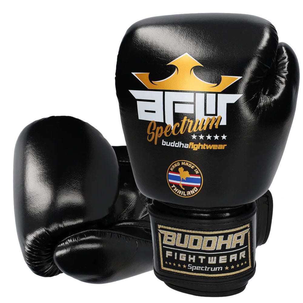 Luvas de Boxe, Kickboxing e Muay Thai BUDDHA. Qualidade excelente, Fabricadas à mão, na Tailândia. 
Fabricadas em Microfibra ultra resistente