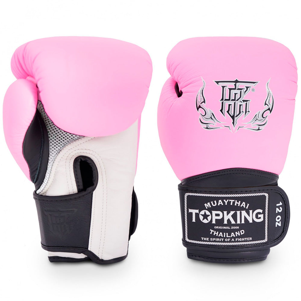 Luvas de Boxe, Kicboxing e Muay Thai TOP KING. Luvas de pele genuína, fabricadas na Tailândia. Durabilidade, conforto e qualidade.