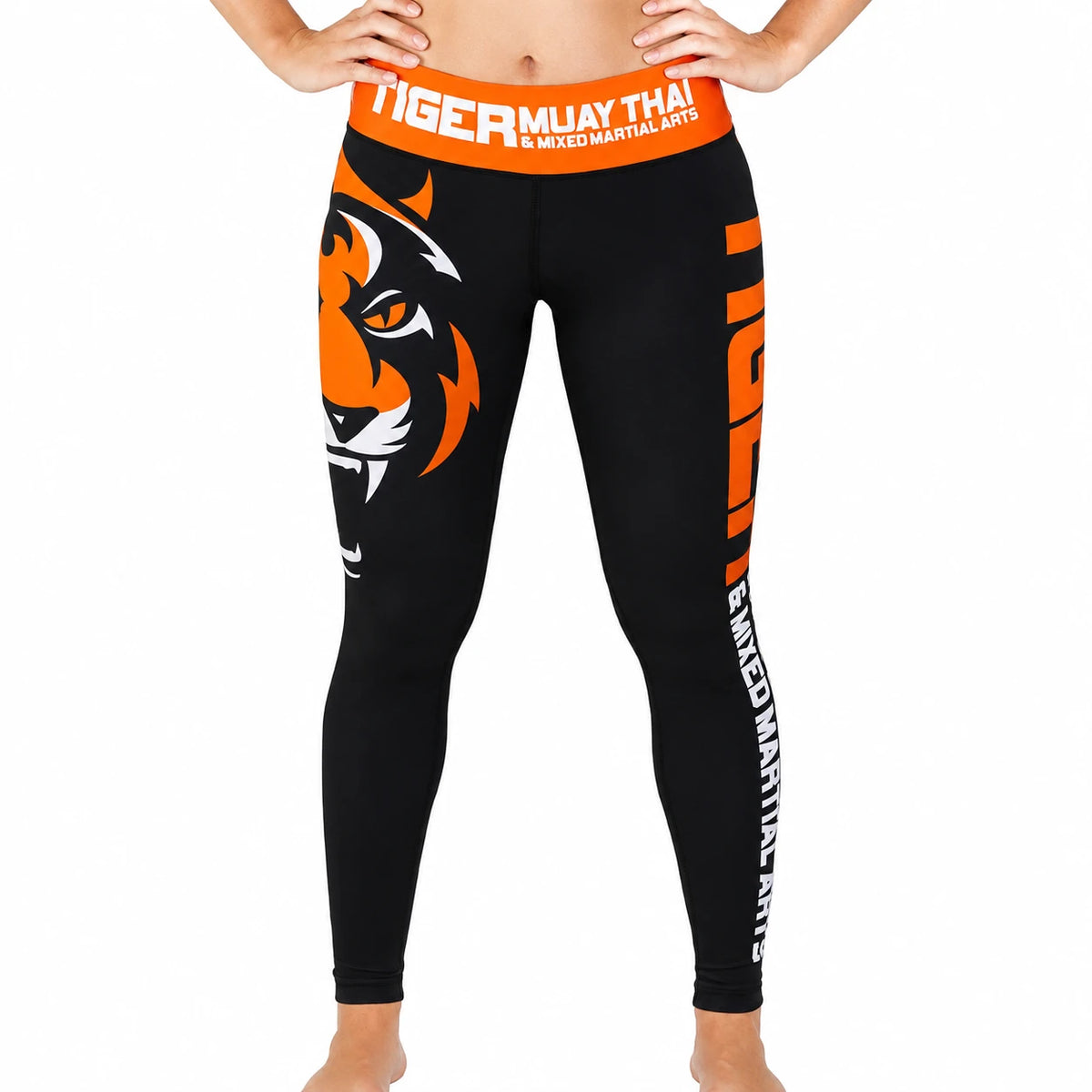 Leggins de treino Tiger Muay Thai Series, vista frontal