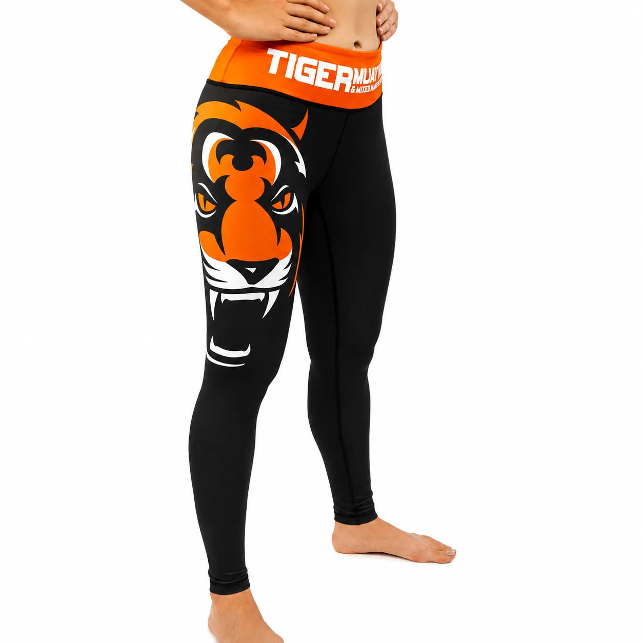 Leggins de treino Tiger Muay Thai Series, vista perfil