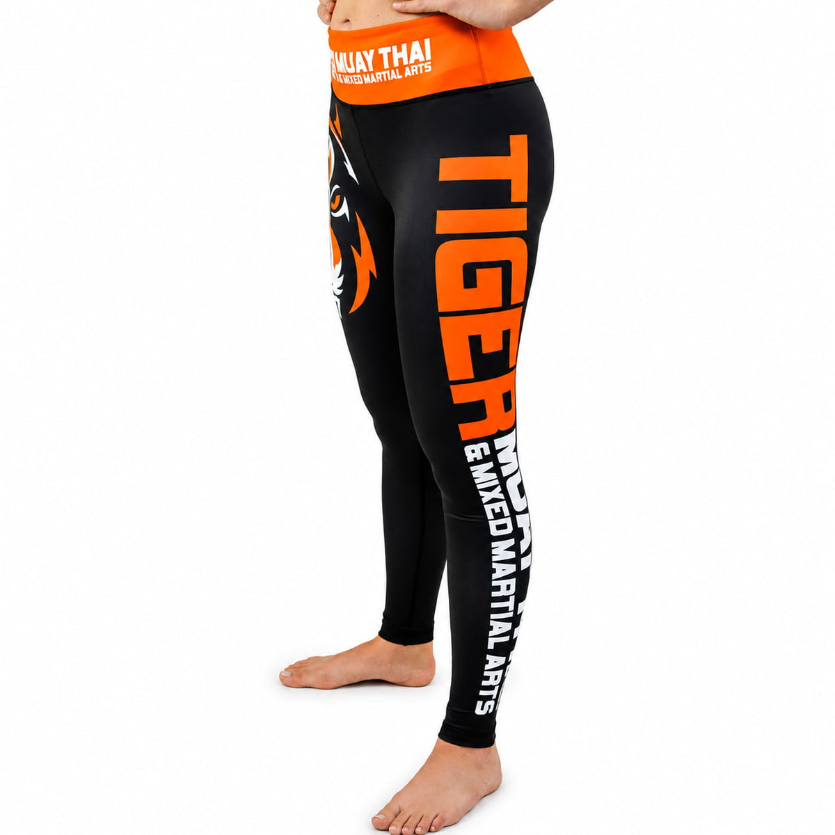  Leggins de treino Tiger Muay Thai Series, vista de lado