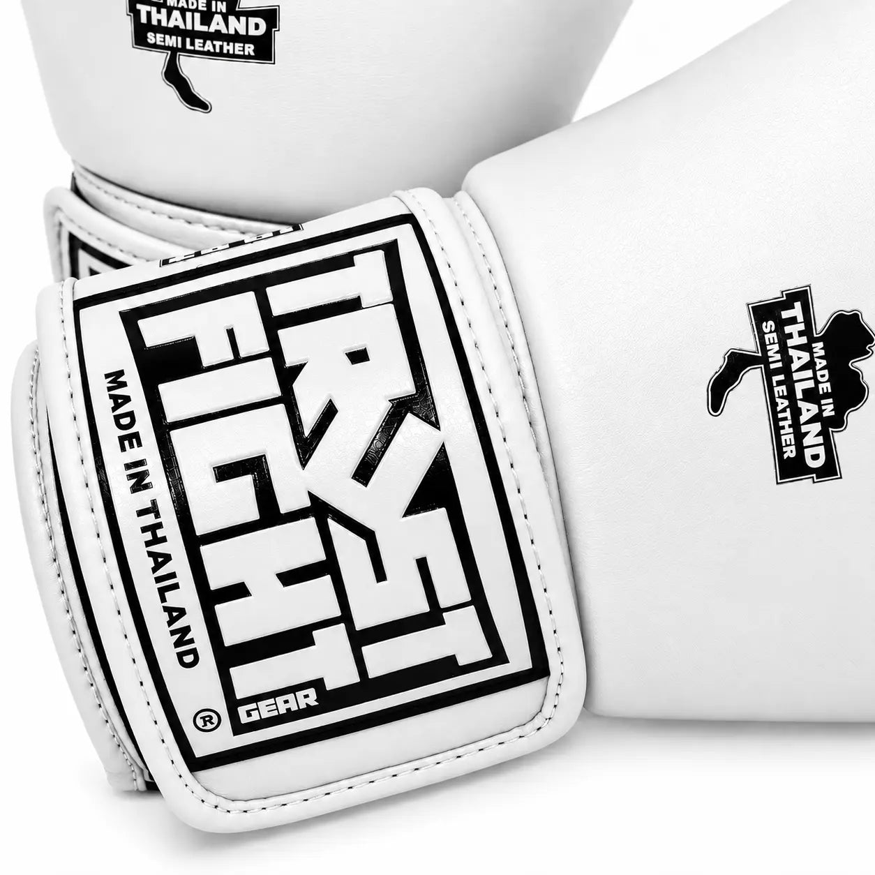 Luvas TRUST Icon Brancas para Boxe, Kickboxing e Muay Thai