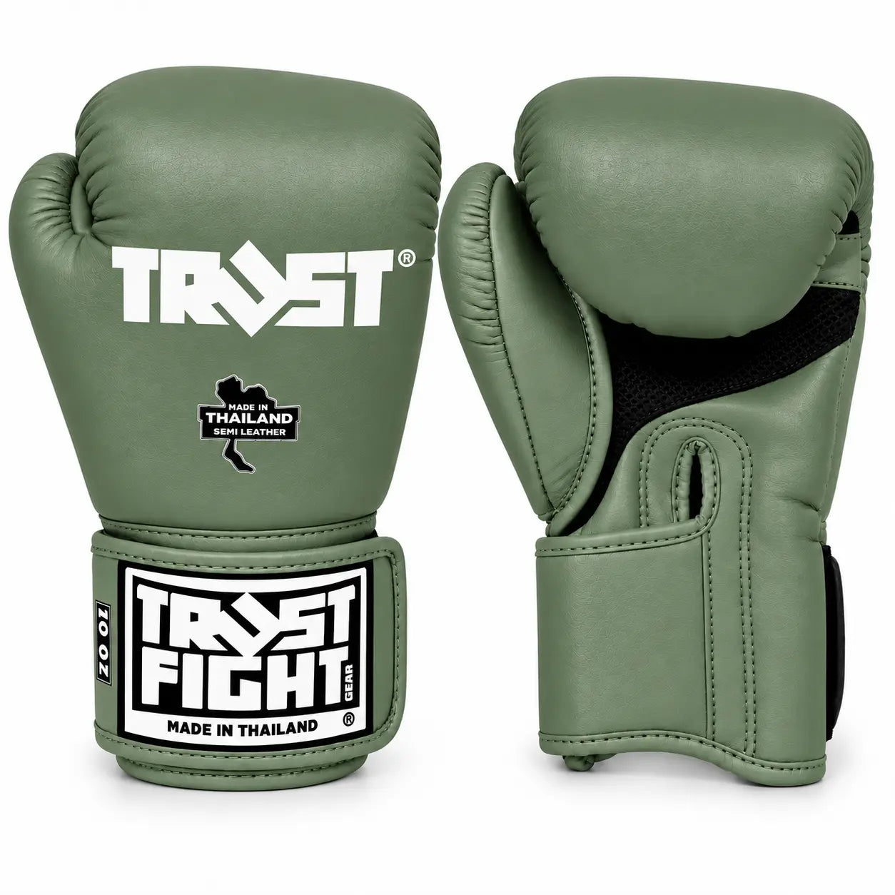 Luvas TRUST Icon Verdes para Boxe, Kickboxing e Muay Thai