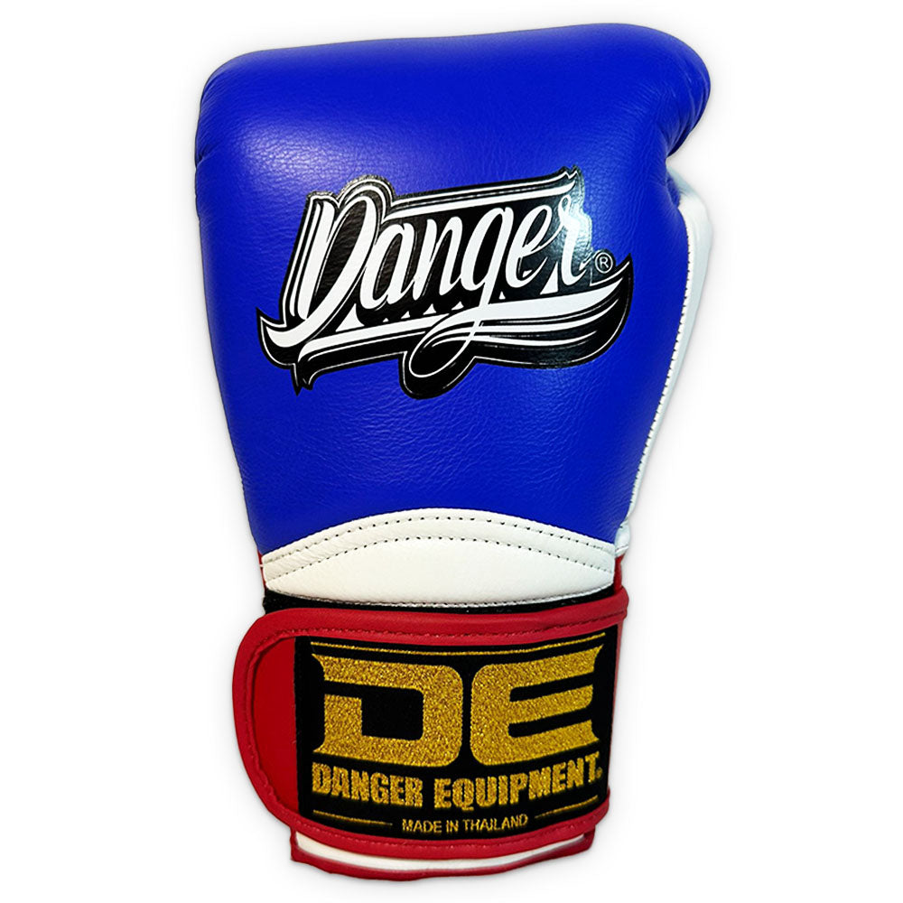 Luvas de Boxe, Kickboxing e Muay Thai Danger Equipment. Luvas em pele, fabricadas na Tailândia. Topo de gama.