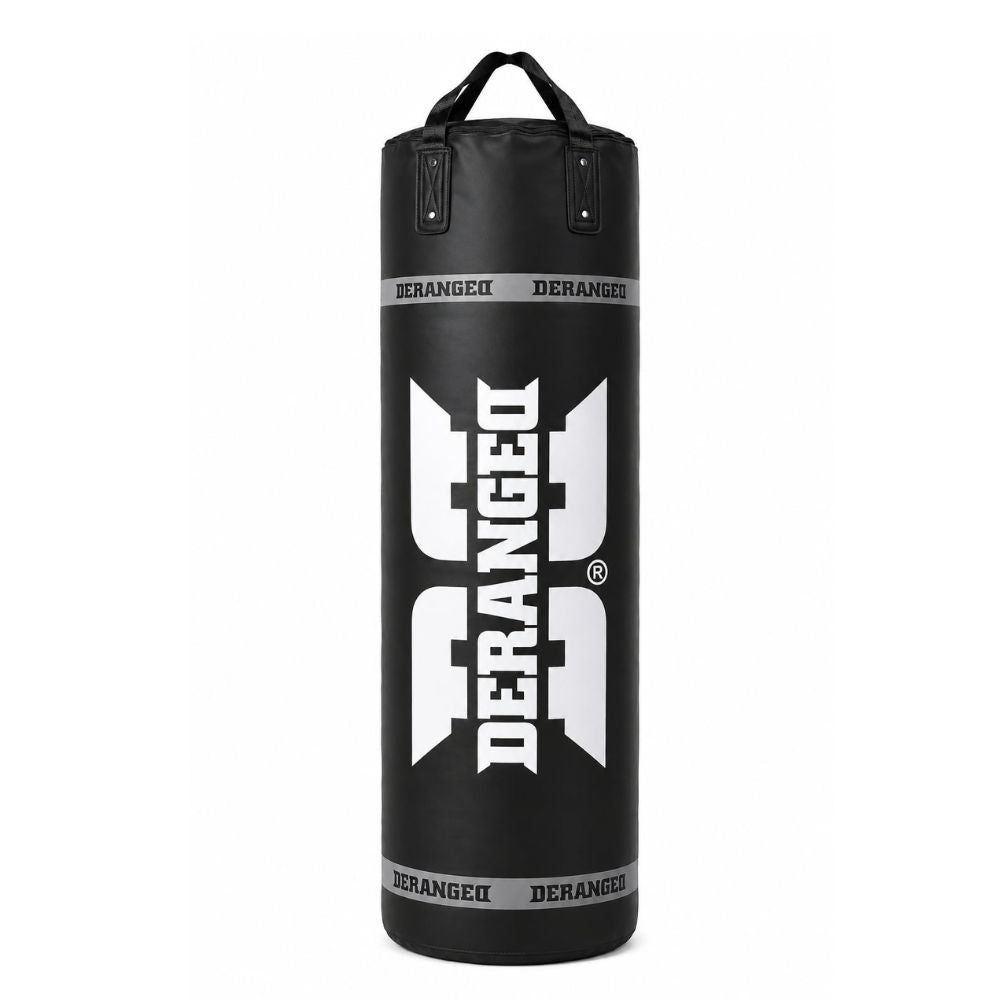 Saco de boxe Deranged 1,8m, vista completa suspenso