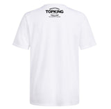 T-Shirt TOP KING branca. 100 % algodão. Para os amantes dos desportos de combate.