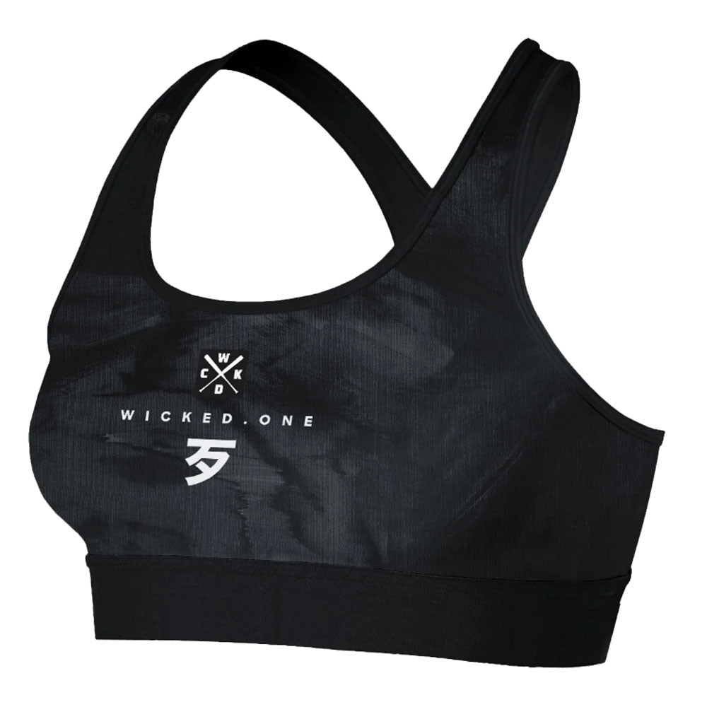 Top desportivo Wicked1 com forro duplo e banda elástica de suporte