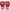 Par de luvas Fairtex BGV1 vermelhas para boxe, kickboxing e Muay Thai, vista frontal