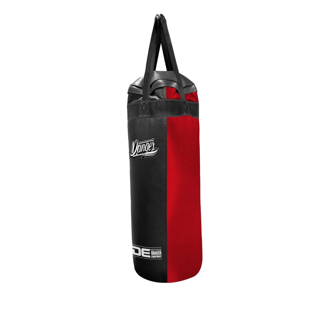 Saco de Boxe DANGER de 120 cm, preto e vermelho, para Boxe, Kickboxing e Muay Thai