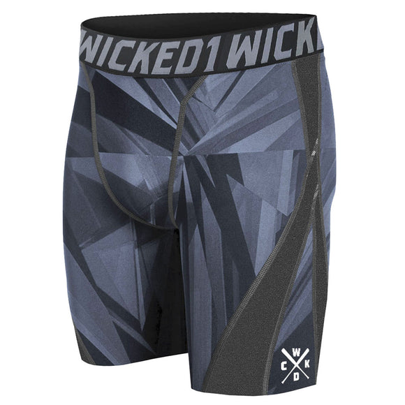 WICKED1 DIAMOND compression shorts