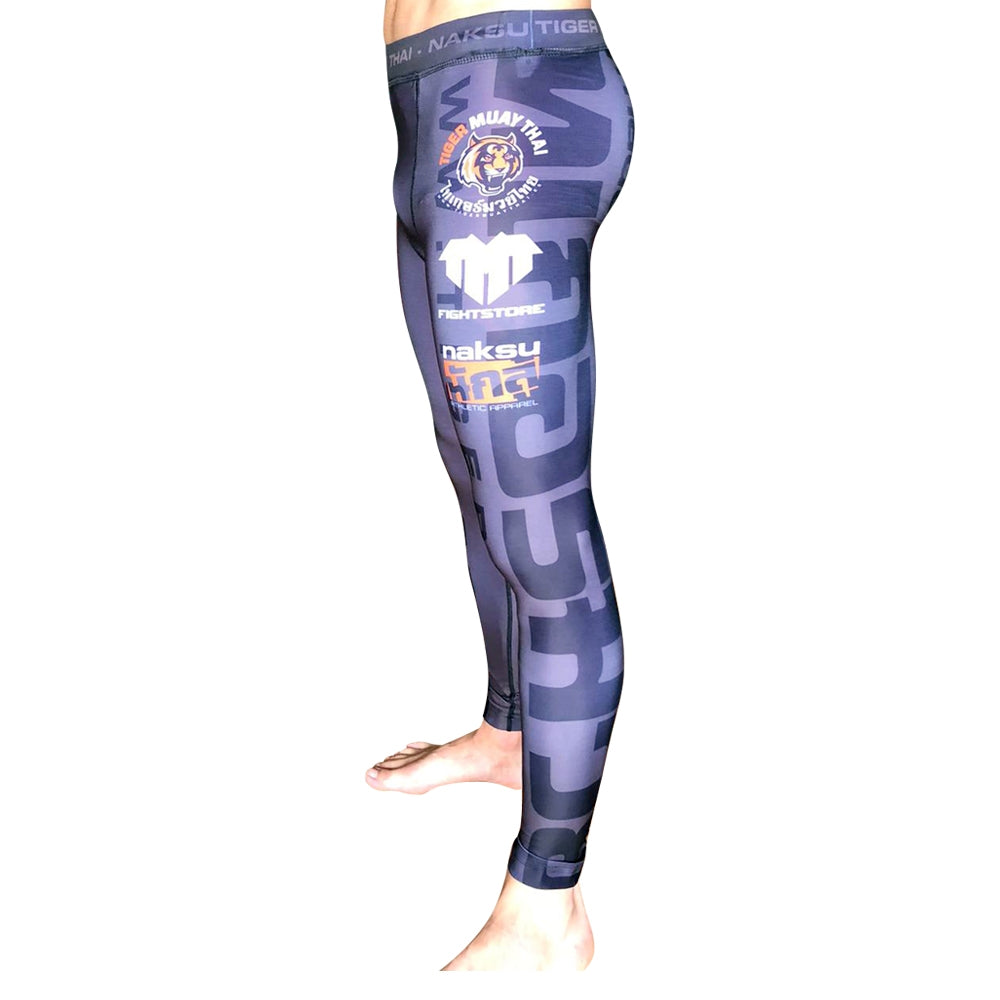 Calças de licra TIGER MUAY THAI "SERIES " BL